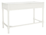 Filbert Writing Desk Distressed White Wood DSK5701A