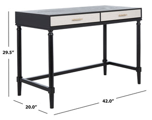 Safavieh Takita 2 Drawer 2 Tone Desk DSK5703A