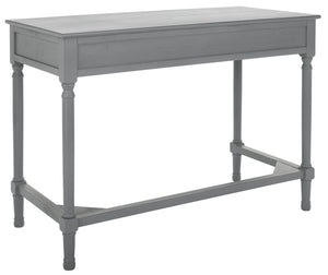 Ryder 2 Drawer Desk Distressed Grey Wood DSK5704B