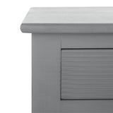 Ryder 2 Drawer Desk Distressed Grey Wood DSK5704B
