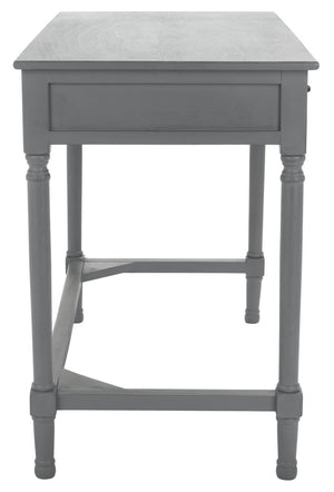 Ryder 2 Drawer Desk Distressed Grey Wood DSK5704B