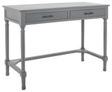 Ryder 2 Drawer Desk Distressed Grey Wood DSK5704B