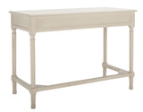 Peyton 2 Drawer Desk Distressed White Wood DSK5705A
