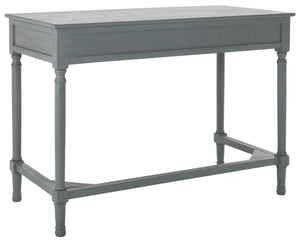 Peyton 2 Drawer Desk Distressed Grey  Wood DSK5705B