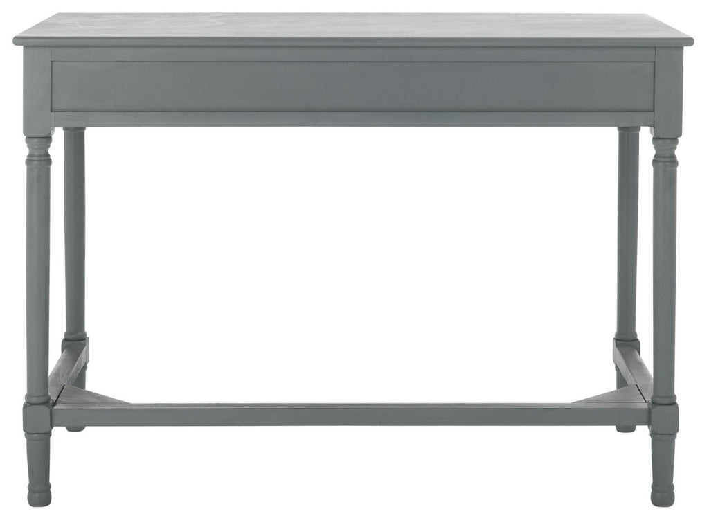 Peyton 2 Drawer Desk Distressed Grey  Wood DSK5705B
