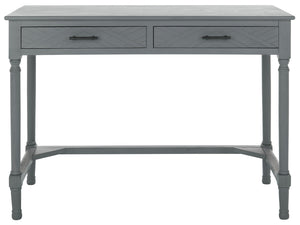 Peyton 2 Drawer Desk Distressed Grey  Wood DSK5705B