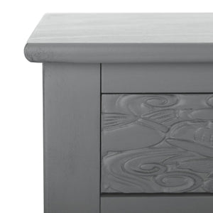 Josie 2 Drawer Desk Distressed Grey  Wood DSK5706B