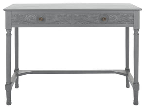 Josie 2 Drawer Desk Distressed Grey  Wood DSK5706B