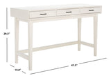 Safavieh Hawthorn 3 Drawer Desk DSK5709A