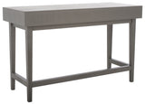 Hawthorn 3 Drawer Desk Distressed Grey Wood DSK5709B