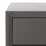 Hawthorn 3 Drawer Desk Distressed Grey Wood DSK5709B