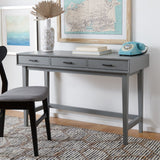 Hawthorn 3 Drawer Desk Distressed Grey Wood DSK5709B