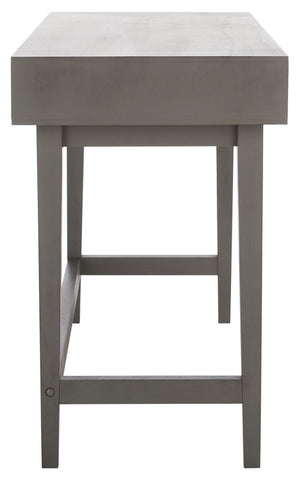 Hawthorn 3 Drawer Desk Distressed Grey Wood DSK5709B