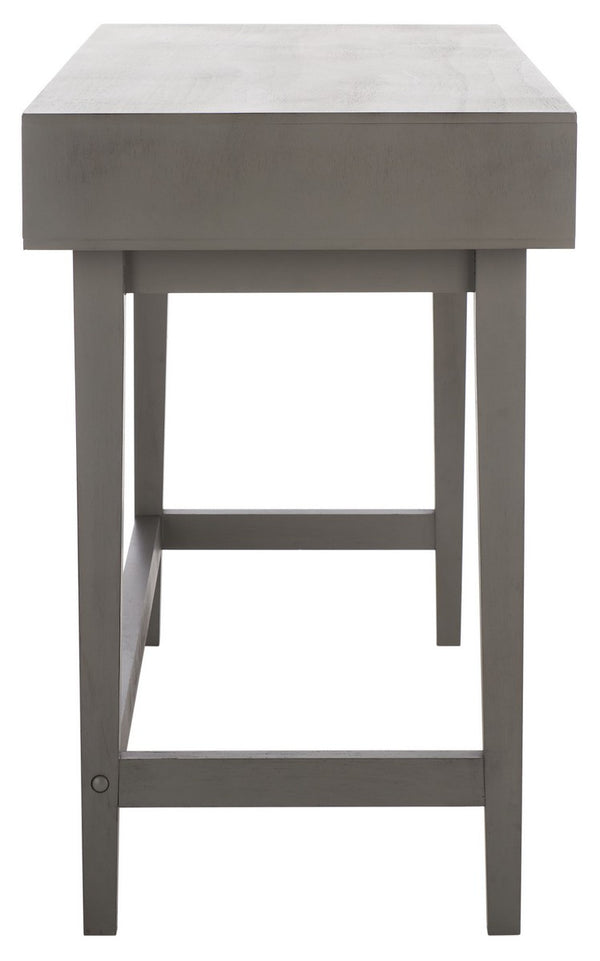 Hawthorn 3 Drawer Desk Distressed Grey Wood DSK5709B