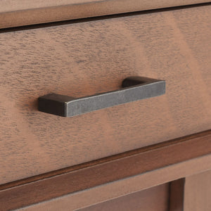 Hawthorn 3 Drawer Desk Brown  Wood DSK5709C