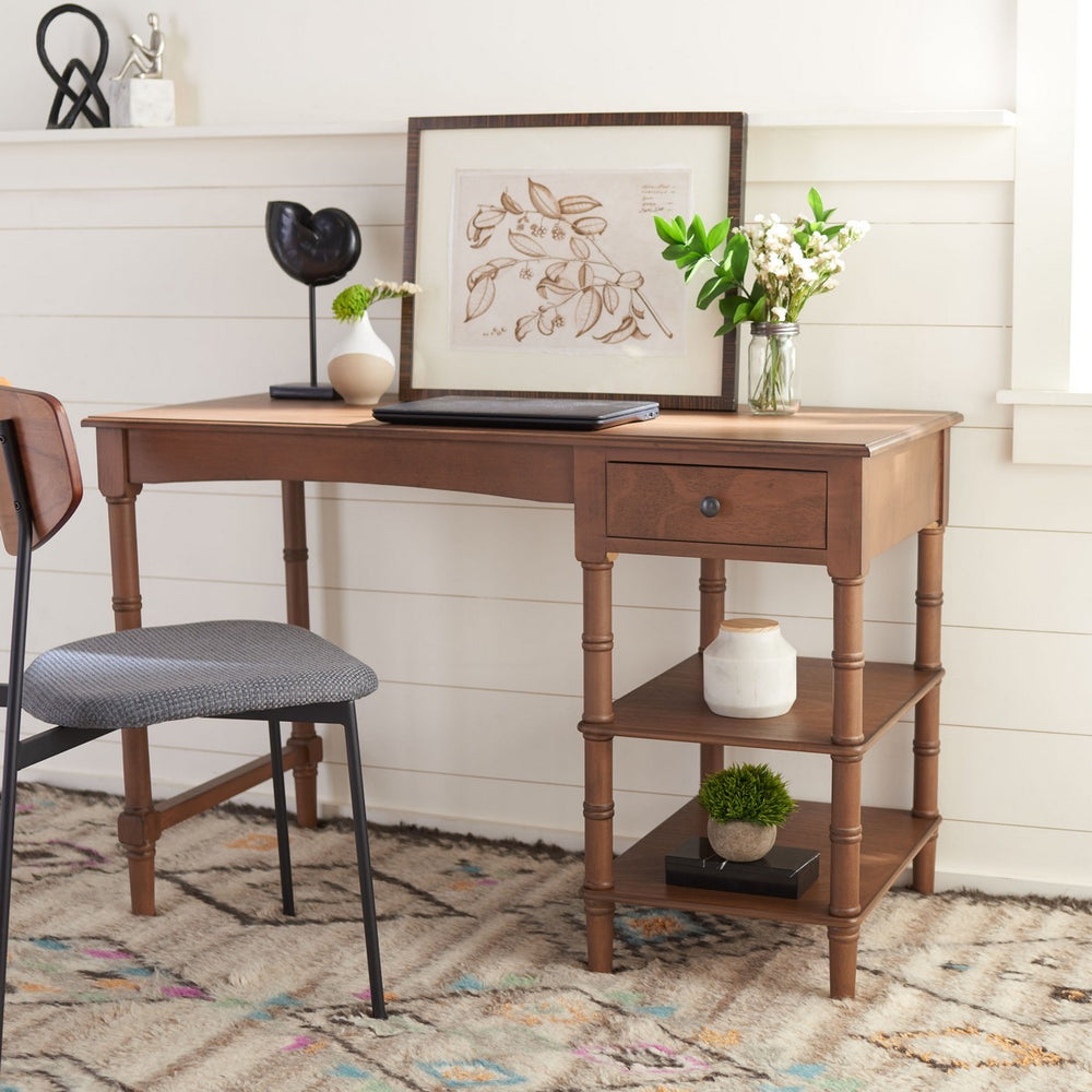 Safavieh Henric 1 Drawer 2 Shelf Desk DSK5712B