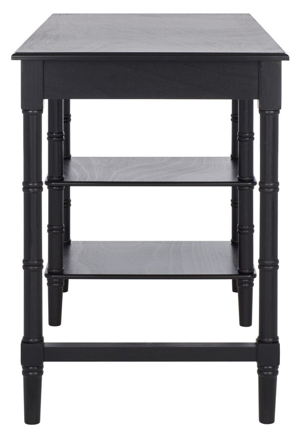 Safavieh Henric 1 Drawer 2 Shelf Desk Black DSK5712C