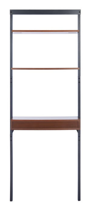 Pamella 2 Shelf Leaning Desk