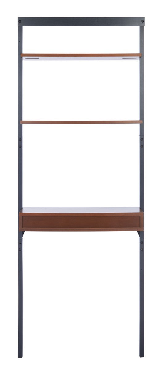 Pamella 2 Shelf Leaning Desk