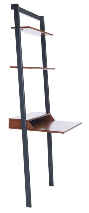 Pamella 2 Shelf Leaning Desk