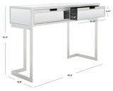 Safavieh Enzo 2 Drawer Mirrored Desk DSK9700A