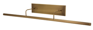 Slim-Line 43" LED Picture Light in Antique Brass