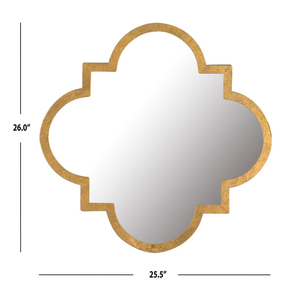 Magical Mirror - Elegant Gold Foil Accent Mirror with Unique Artisan Touch for Home Décor Style