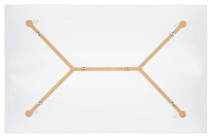 Safavieh Averill Glass Dining Table DTB5806A