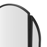 Walker Edison Dottie Modern/Contemporary 48" Arched Wall Mirror with Hinging Sides DTTA6JTBL