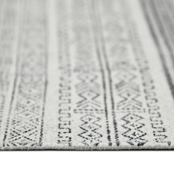 AMER Rugs DUNE DUN-1 Flat-Weave Geometric Transitional Area Rug Charcoal 8'6" x 12'