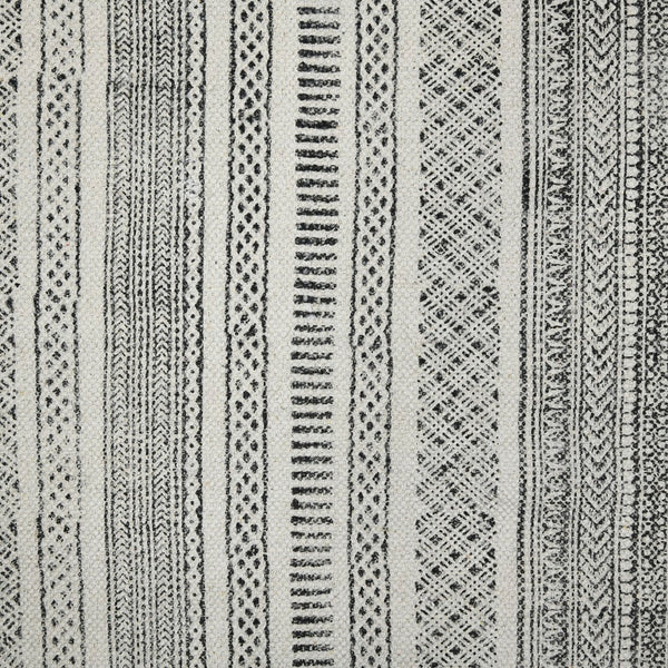 AMER Rugs DUNE DUN-1 Flat-Weave Geometric Transitional Area Rug Charcoal 8'6" x 12'