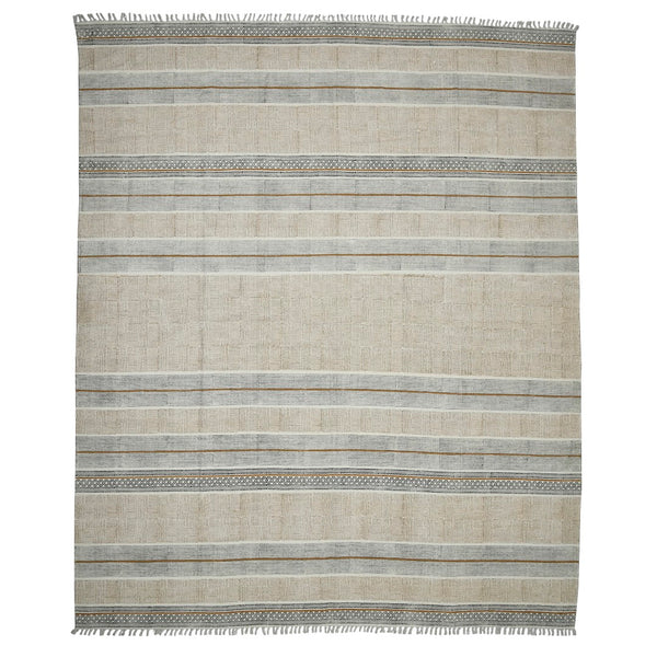 AMER Rugs DUNE DUN-3 Flat-Weave Geometric Transitional Area Rug Brown 8'6" x 12'