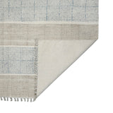AMER Rugs DUNE DUN-4 Flat-Weave Oriental Transitional Area Rug Stone Blue 8'6" x 12'