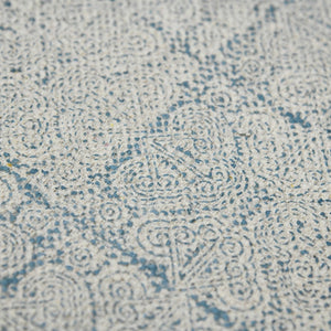 AMER Rugs DUNE DUN-4 Flat-Weave Oriental Transitional Area Rug Stone Blue 8'6" x 12'