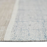 AMER Rugs DUNE DUN-4 Flat-Weave Oriental Transitional Area Rug Stone Blue 8'6" x 12'