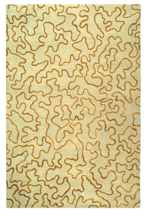 Nepalese Hand Knotted Silk And Wool Rug in  1ft x 1ft Square