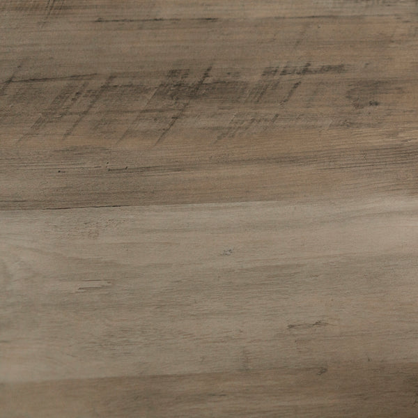 46" Rustic Farmhouse Wood Computer Desk Grey Wash