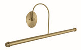 30" Direct Wire XL LED Picture Light in Satin Brass