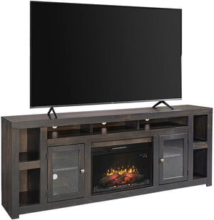 Aspenhome Avery Loft Modern/Contemporary 84" Fireplace Console with 2 Doors DY1960-GHT