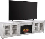 Aspenhome Avery Loft Modern/Contemporary 97" Fireplace Console with 4 Doors DY1970-GHT
