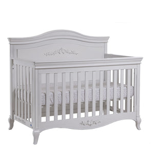 Pali Diamante Forever Crib Decor Panel_x000D_
 Vintage White Acacia, Poplar and Birch Veneer 2403-VW