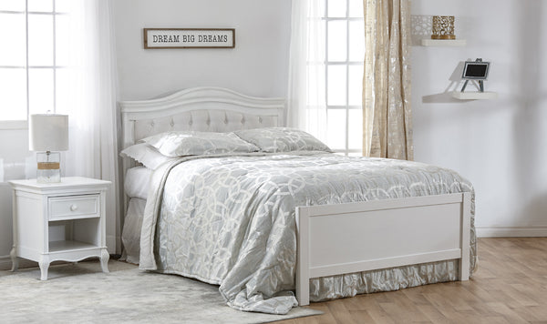 Pali Diamante Forever Crib Vintage White Acacia, Poplar and Birch Veneer 2400-VW