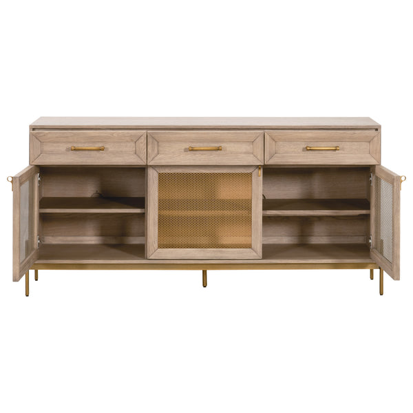 Essentials for Living Dwell Media Sideboard 6086.LHON/BGLD