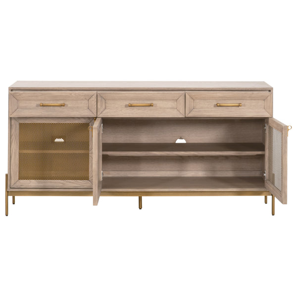 Essentials for Living Dwell Media Sideboard 6086.LHON/BGLD