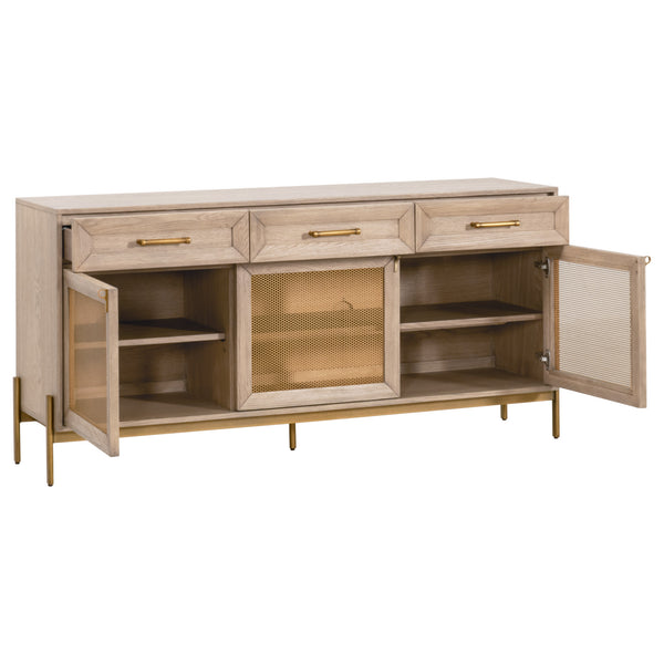 Essentials for Living Dwell Media Sideboard 6086.LHON/BGLD