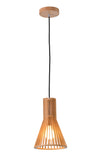 Bethel Wood Single Pendant Lighting in Wood