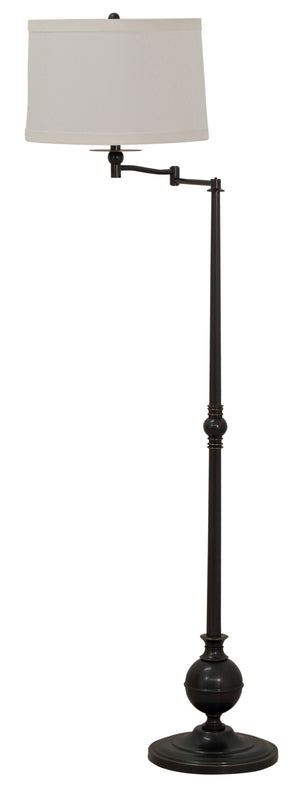 Essex 61" swing arm floor lamp in oil rubbed bronze