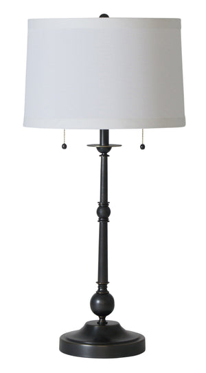 Essex 30" twin pull table lamp in oil rubbed bronze