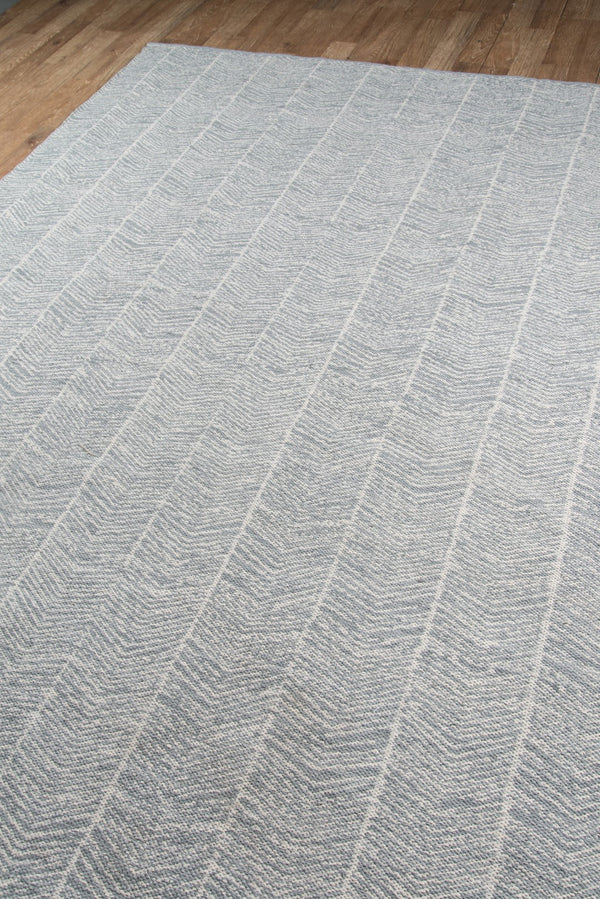 Momeni Erin Gates Easton EAS-2 Hand Woven Contemporary Geometric Indoor/Outdoor Area Rug Grey 8'6" x 11'6" EASTOEAS-2GRY86B6