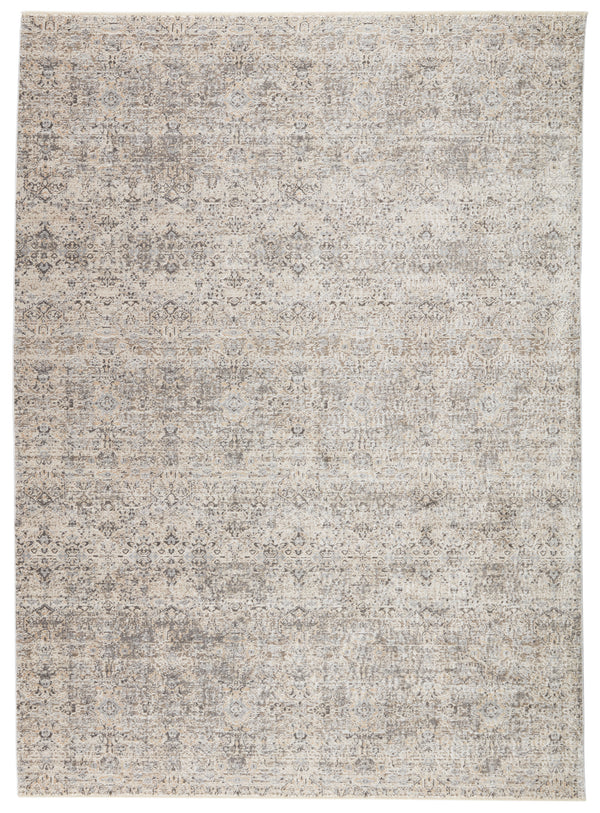 Jaipur Living En Blanc Collection EBC01 Candide 70% Viscose 30% Polyester Machine Made Transitional Trellis Rug RUG148923